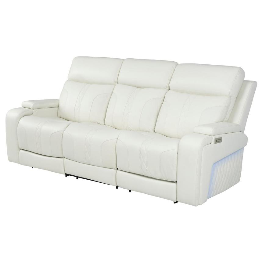 Zeus Leather Power Reclining Sofa  main image, 1 of 16 images.