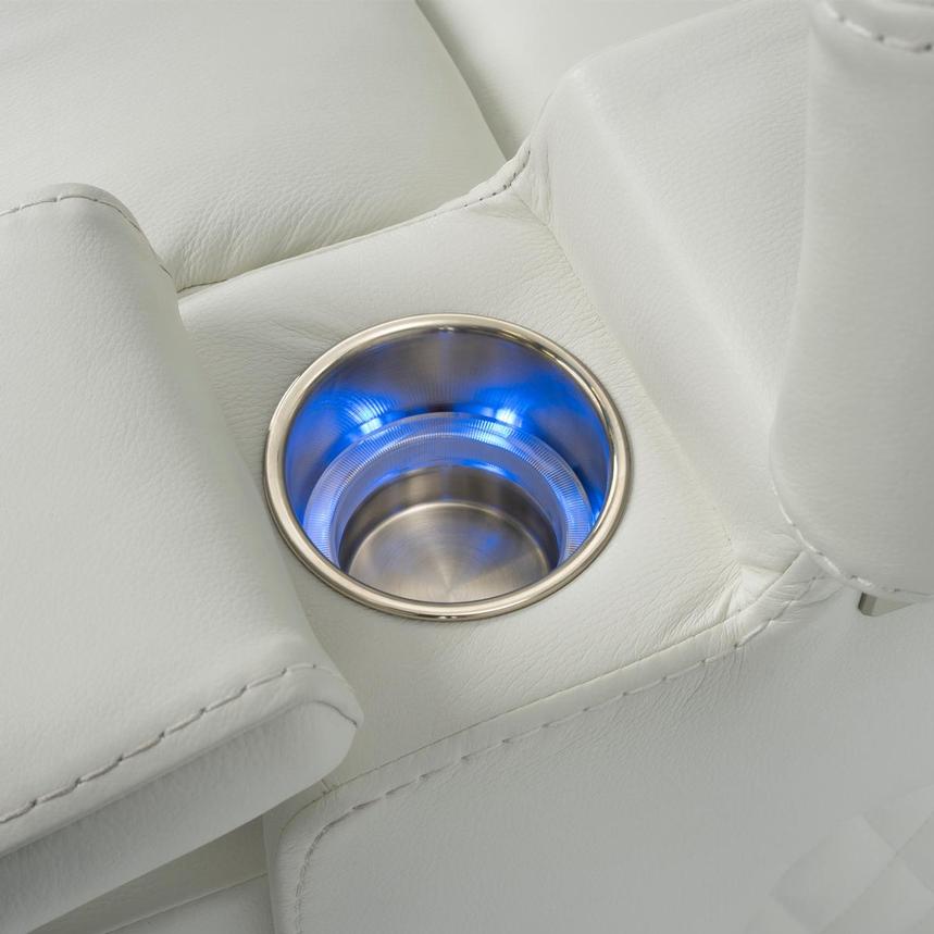 Zeus Leather Power Reclining Sofa  alternate image, 14 of 17 images.