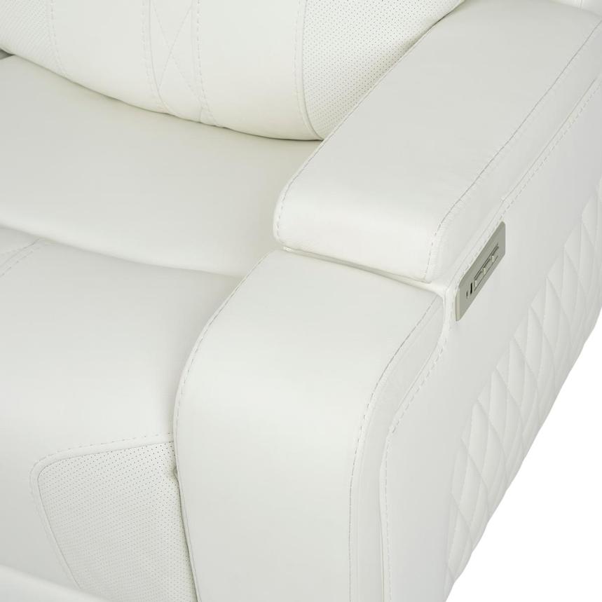 Zeus Leather Power Reclining Sofa alternate image, 15 of 17 images.
