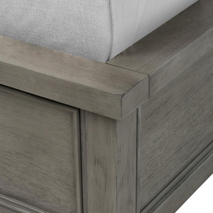 Justin Gray King Storage Bed alternate image, 8 of 9 images.