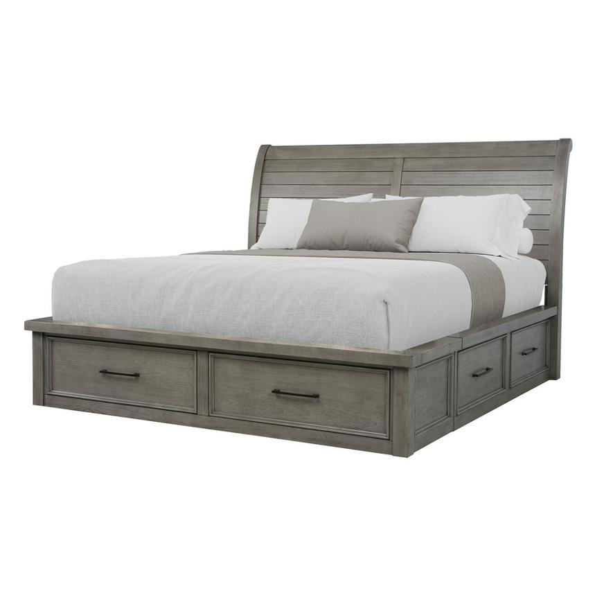 Justin Gray 4-Piece King Bedroom Set  alternate image, 2 of 5 images.