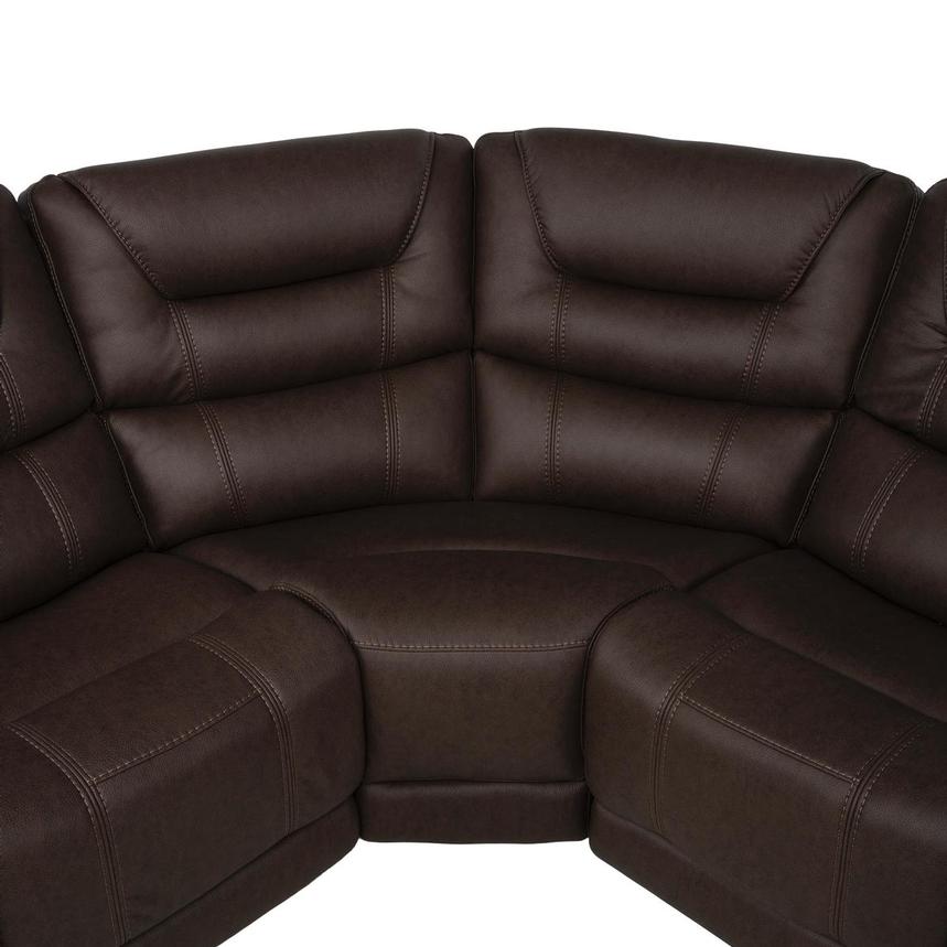 Capriccio Brown Power Reclining Sectional with 5PCS/3PWR  alternate image, 4 of 10 images.