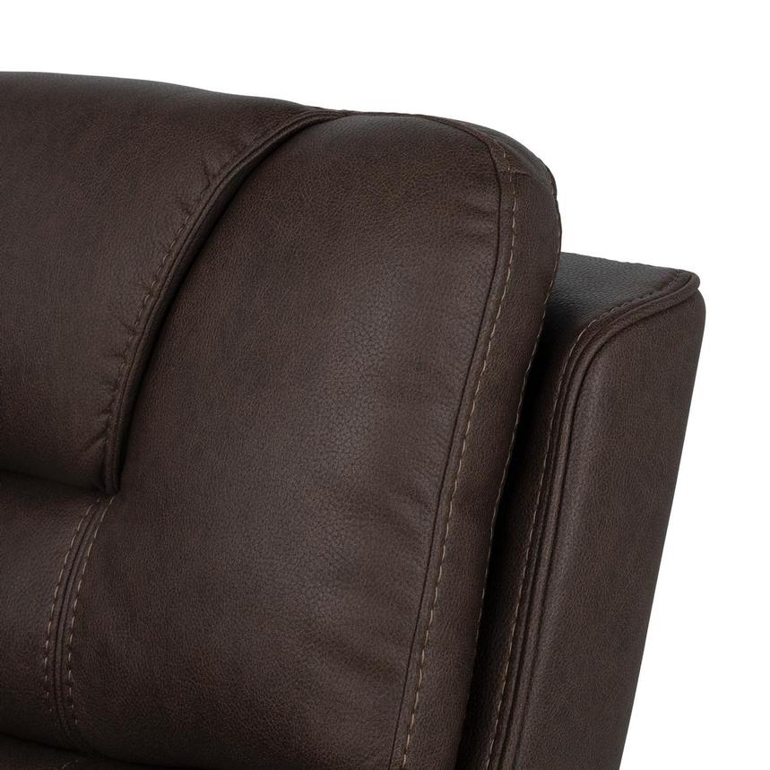 Capriccio Brown Power Reclining Sectional with 5PCS/3PWR  alternate image, 5 of 10 images.