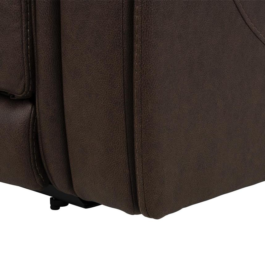 Capriccio Brown Power Reclining Sectional with 5PCS/3PWR  alternate image, 9 of 10 images.