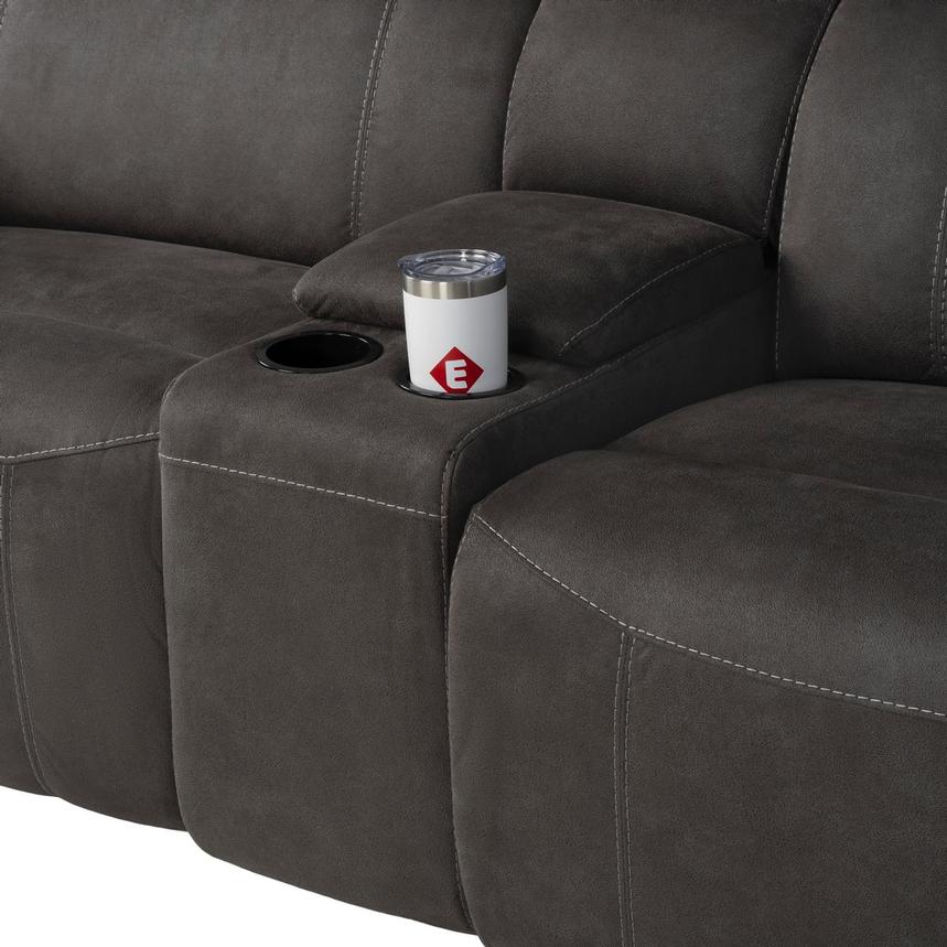 Dallas Dark Gray Home Theater Seating with 5PCS/3PWR  alternate image, 7 of 11 images.
