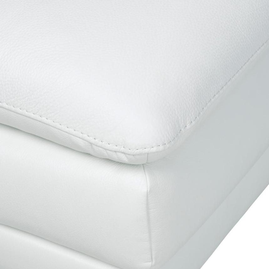 Rio White II Leather Ottoman  alternate image, 5 of 7 images.