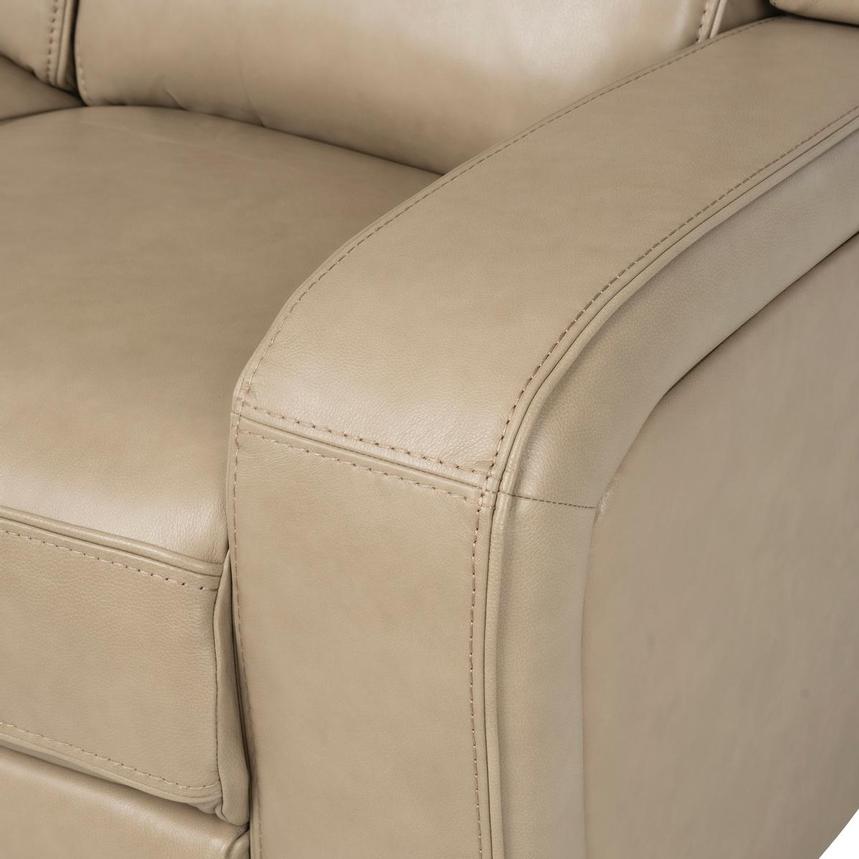 Epic Taupe Leather Power Reclining Sofa  alternate image, 10 of 14 images.
