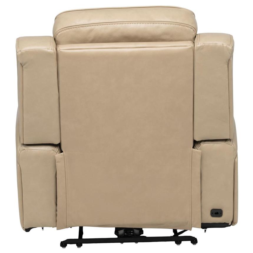 Epic Taupe Leather Power Recliner alternate image, 7 of 12 images.