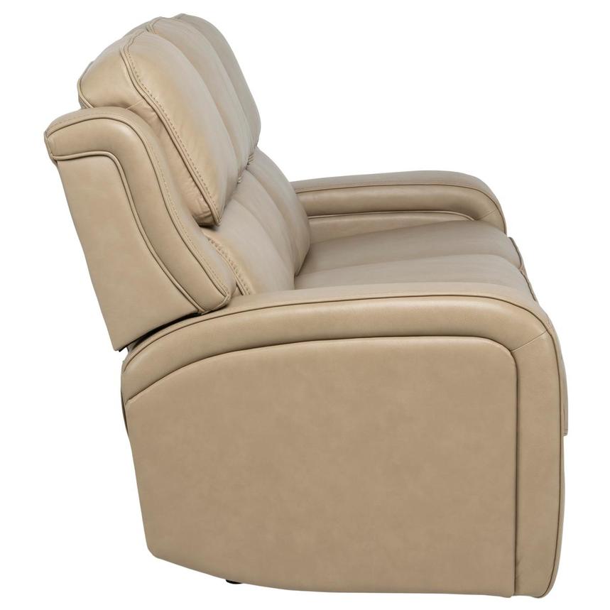 Epic Taupe Leather Power Reclining Sofa alternate image, 5 of 14 images.