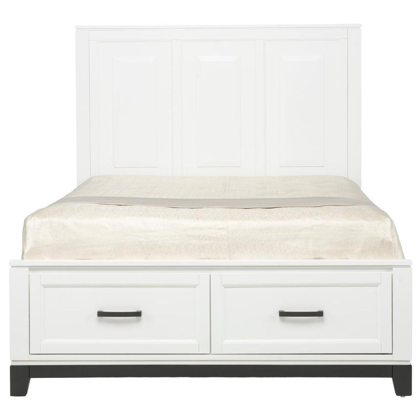 Eason White Full Storage Bed  alternate image, 2 of 9 images.