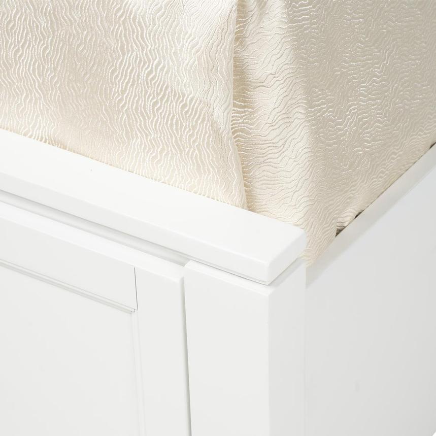Eason White Queen Storage Bed  alternate image, 7 of 9 images.