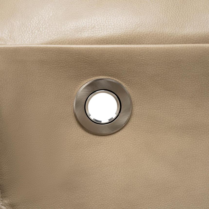 Epic Taupe Leather Power Reclining Sofa  alternate image, 14 of 14 images.