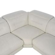 Claribel II Ivory Power Reclining Sectional with 5PCS/2PWR  alternate image, 4 of 10 images.