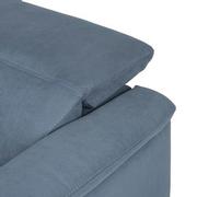 Claribel II Light Blue Power Reclining Sectional with 5PCS/3PWR  alternate image, 6 of 10 images.