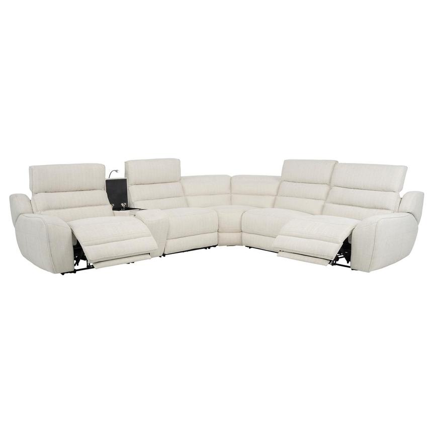 Astro Power Reclining Sectional with 6PCS/2PWR alternate image, 2 of 15 images.