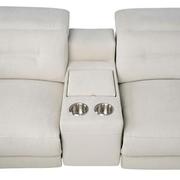 Claribel II Ivory Power Reclining Sectional with 6PCS/2PWR  alternate image, 7 of 13 images.
