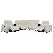 Claribel II Ivory Power Reclining Sectional with 7PCS/3PWR  alternate image, 2 of 13 images.