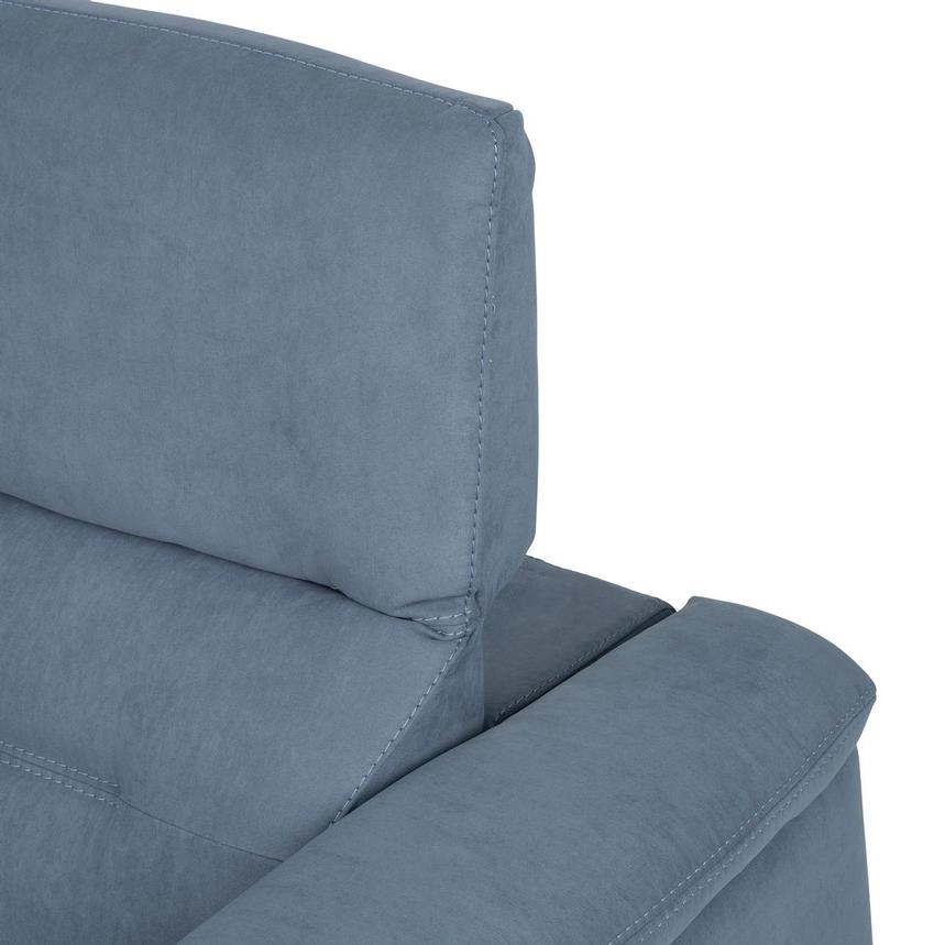 Claribel II Light Blue Home Theater Seating with 5PCS/2PWR  alternate image, 9 of 12 images.