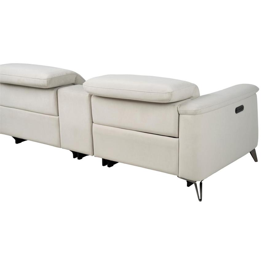 Claribel II Ivory Home Theater Seating with 5PCS/3PWR  alternate image, 4 of 12 images.