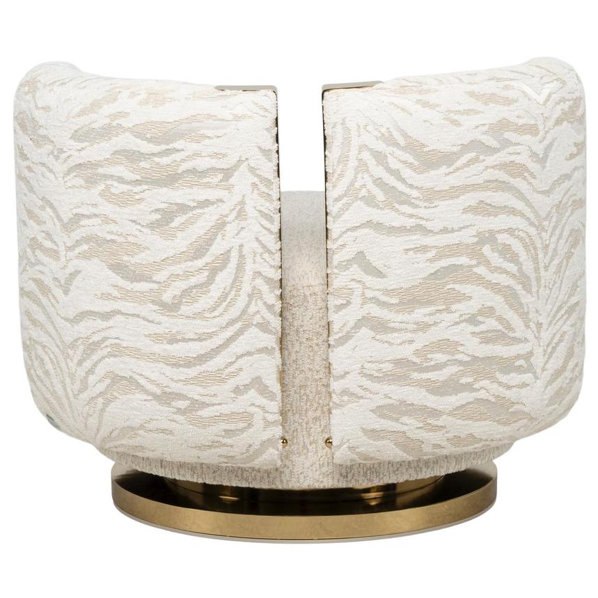 Savannah Gold Swivel Accent Chair  alternate image, 7 of 13 images.