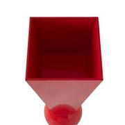 Exclamation Red Vase  alternate image, 2 of 3 images.