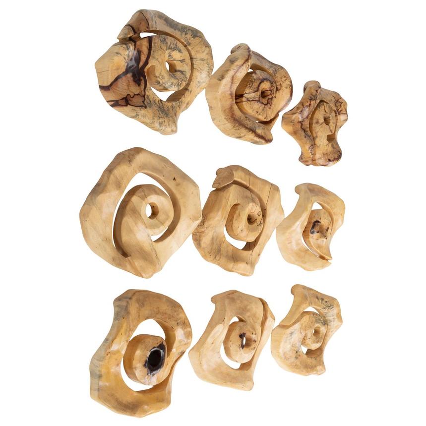 Spiral Tamarind Set of 9 Wall Decor alternate image, 2 of 3 images.