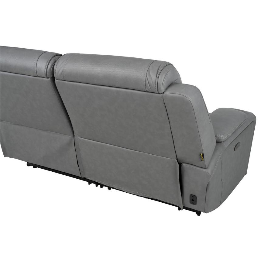 Odyssey Cobalt 5PCS/3PWR Leather Power Reclining Sectional alternate image, 7 of 17 images.
