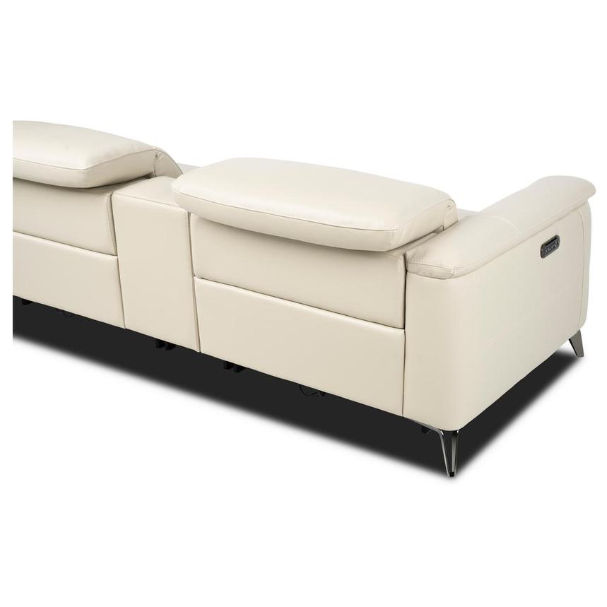 Anabel Cream 2.0 Leather Power Reclining Sectional with 6PCS/3PWR  alternate image, 4 of 4 images.
