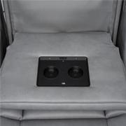 Cobalt 6PCS/3PWR Leather Power Reclining Sectional w/Beverage Cooler  alternate image, 13 of 19 images.