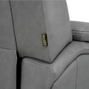 Cobalt 6PCS/3PWR Leather Power Reclining Sectional w/Beverage Cooler  alternate image, 18 of 19 images.