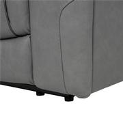 Cobalt 7PCS/3PWR Leather Power Reclining Sectional w/Beverage Cooler  alternate image, 17 of 18 images.