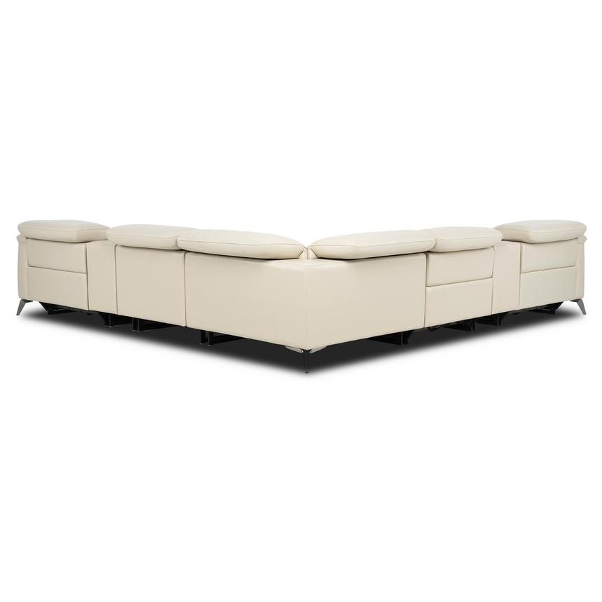 Anabel Cream 2.0 Leather Power Reclining Sectional with 7PCS/3PWR  alternate image, 4 of 5 images.
