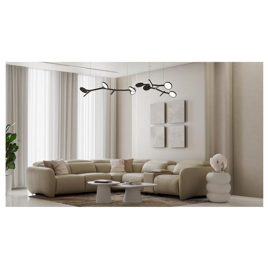 Baloo Leather Power Reclining Sectional with 6PCS/3PWR alternate image, 2 of 12 images.