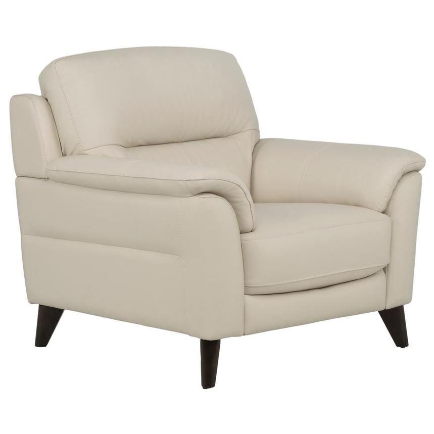 Bali Cream Leather Arm Chair  alternate image, 2 of 7 images.