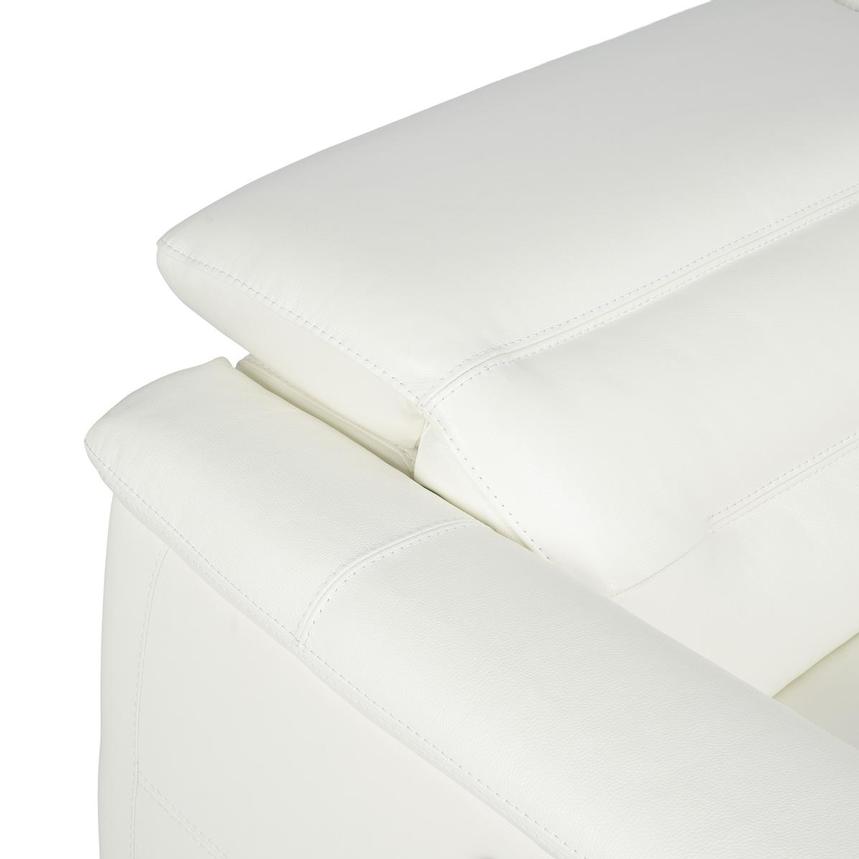 Anabel White 2.0 Leather Power Reclining Sectional with 7PCS/3PWR  alternate image, 9 of 13 images.