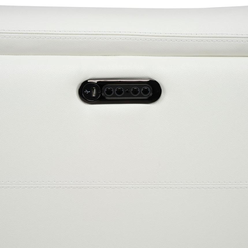 Anabel White 2.0 Leather Power Reclining Sofa  alternate image, 12 of 13 images.