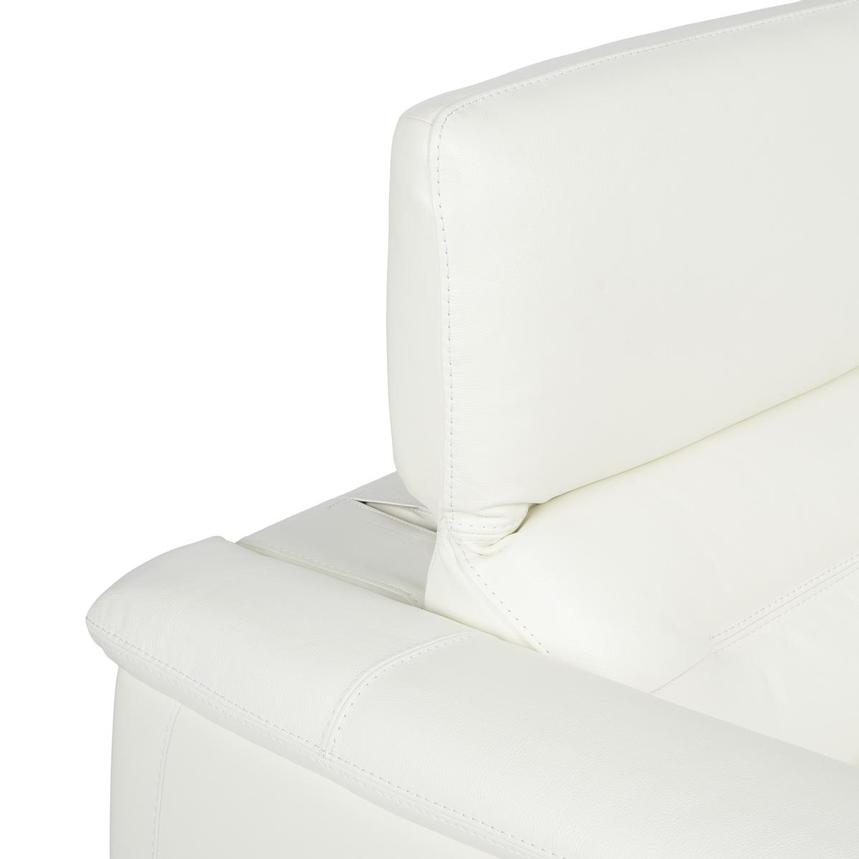 Anabel White 2.0 Home Theater Leather Seating with 5PCS/3PWR alternate image, 8 of 12 images.