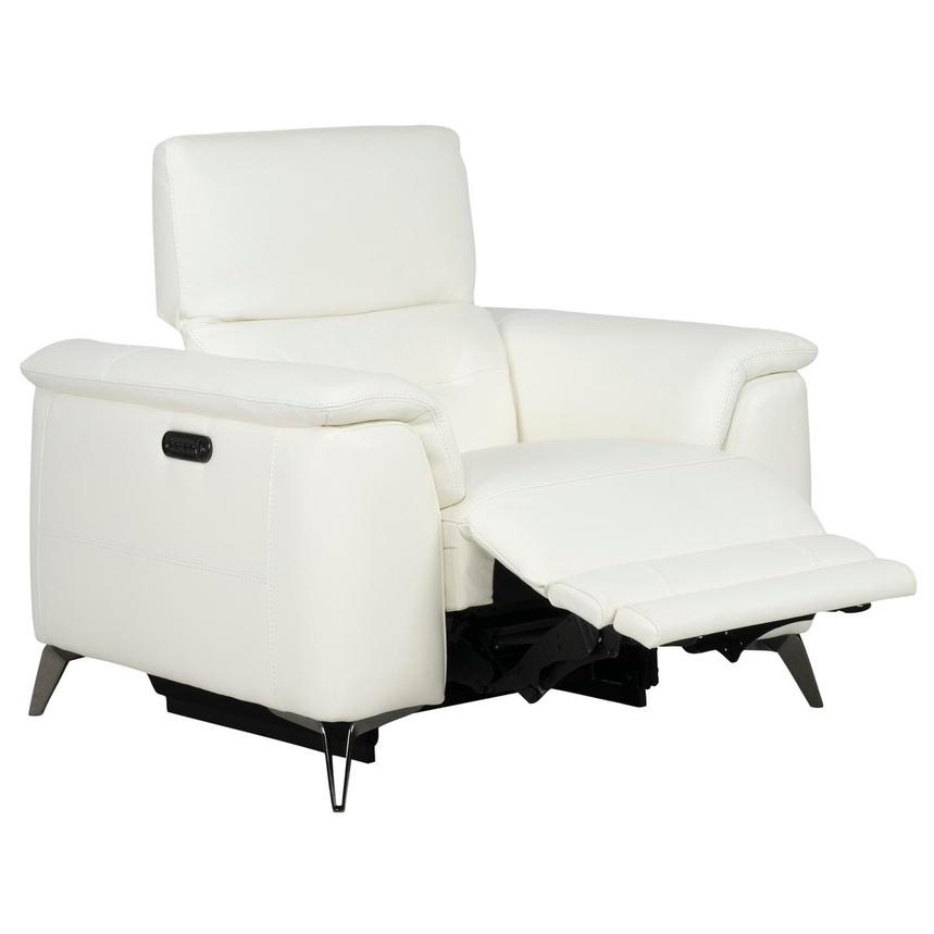 Anabel White 2.0 Leather Power Recliner alternate image, 3 of 11 images.