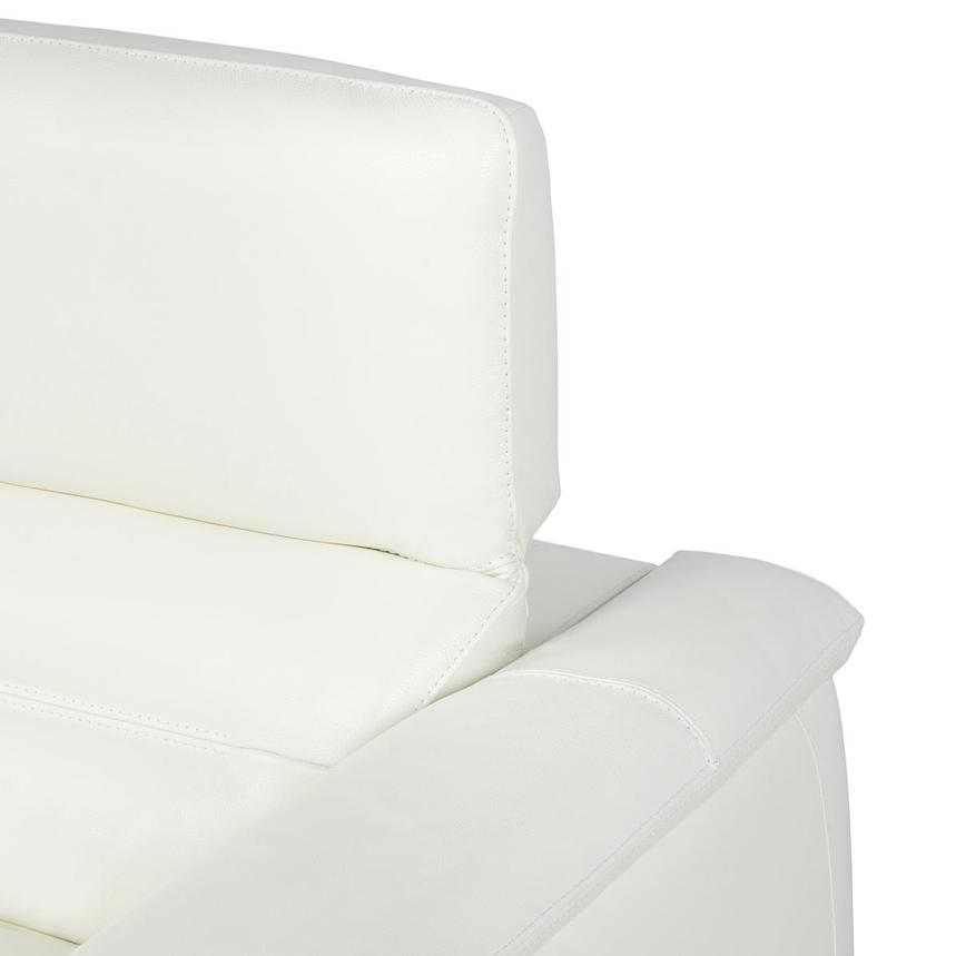 Anabel White 2.0 Leather Power Reclining Loveseat alternate image, 8 of 11 images.