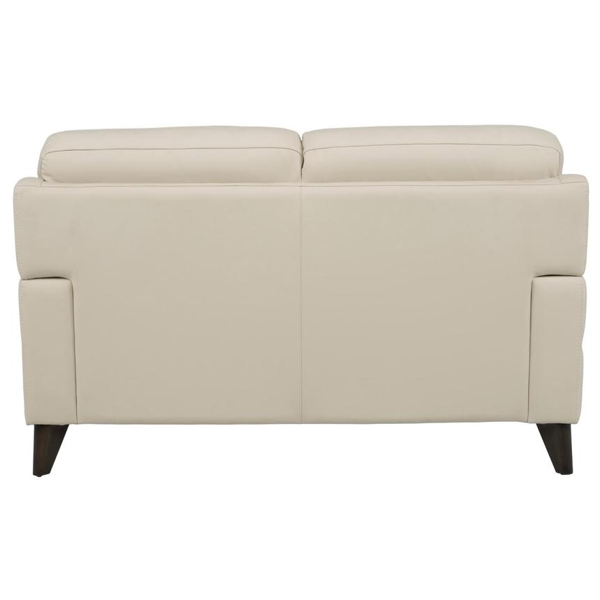 Bali Cream Leather Loveseat  alternate image, 4 of 8 images.