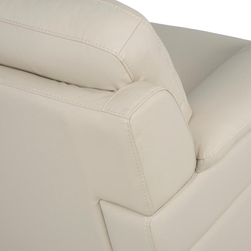 Bali Cream Leather Loveseat alternate image, 5 of 8 images.