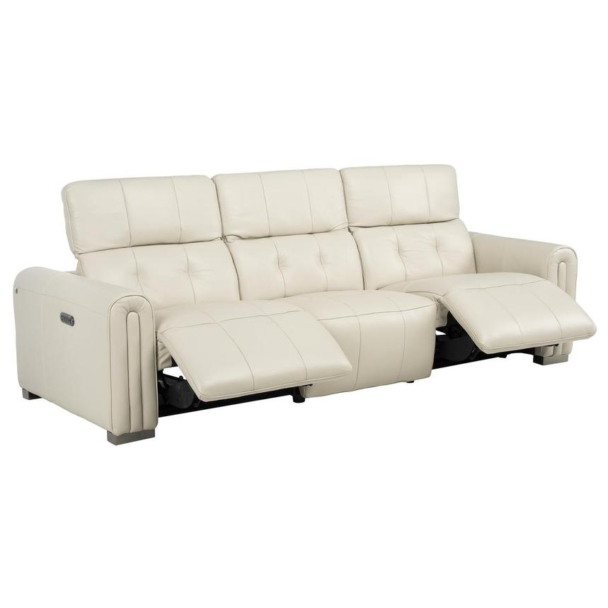 Dolomite Cream 2.0 3PWR Oversized Leather Sofa  alternate image, 4 of 12 images.