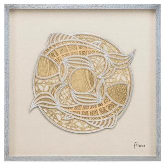 Pisces Zodiac Shadow Box