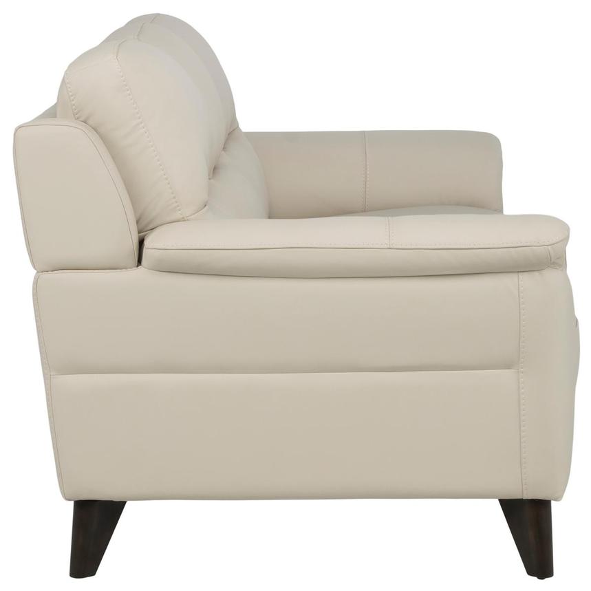 Bali Cream Leather Sofa alternate image, 3 of 7 images.