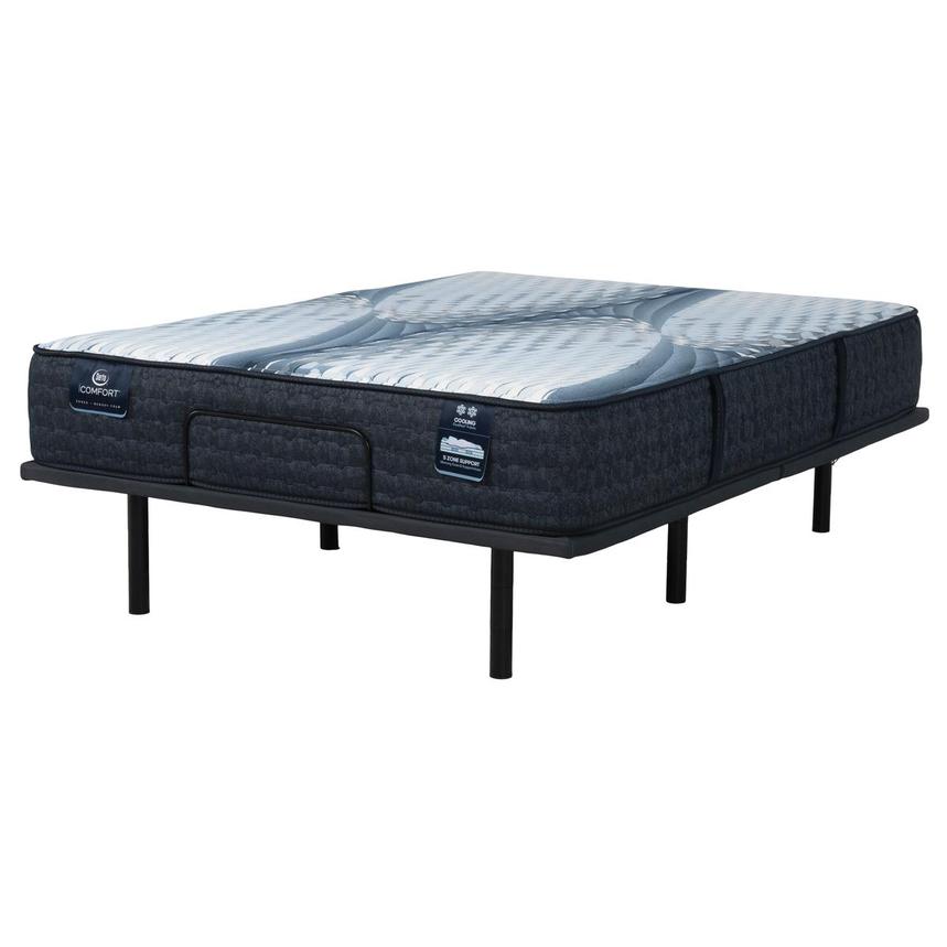 Aveda-Medium King Mattress w/Baselogic Silver Powered Base by Serta and Beautyrest  main image, 1 of 6 images.