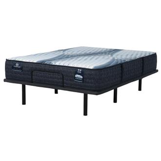 Aveda-Medium King Mattress w/Baselogic Silver Powered Base by Serta and Beautyrest