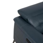 Anabel 2.0 Blue Leather Power Reclining Sectional with 6PCS/3PWR  alternate image, 9 of 13 images.