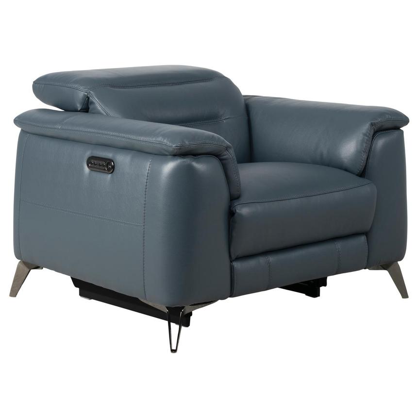 Anabel 2.0 Blue Power Recliner  alternate image, 7 of 12 images.