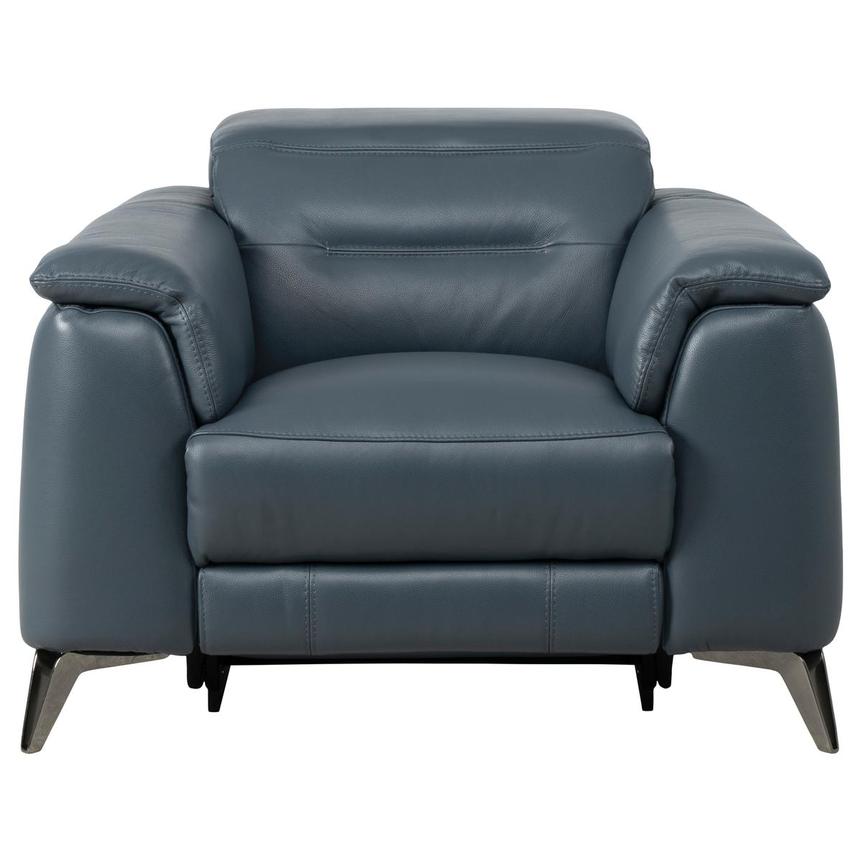 Anabel 2.0 Blue Power Recliner  alternate image, 2 of 12 images.
