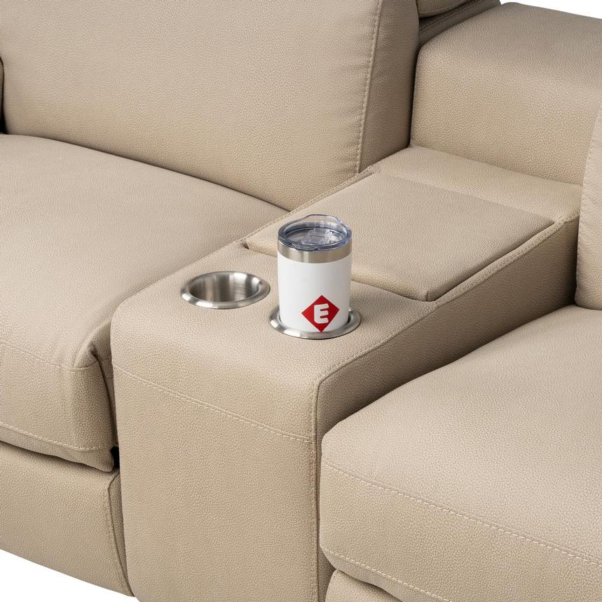 Karly Beige Power Reclining Sectional with 6PCS/2PWR alternate image, 5 of 11 images.